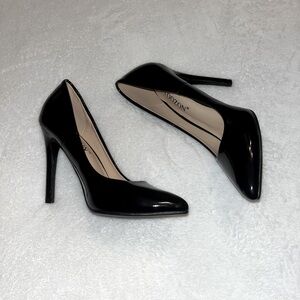 Black Patent Stiletto Heel 5.5